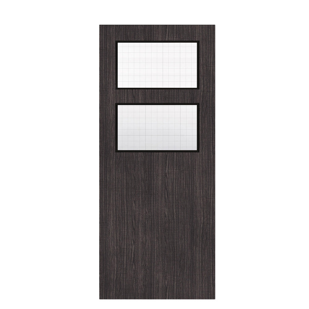 Deanta Flush Dark Grey Ash FD30 Option 02 Wired Glaze Certifire CF5740 FSC