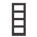 Deanta Flush Dark Grey Ash FD30 Option 04 30M Clear Glaze Certifire CF5740 FSC