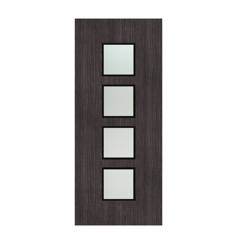 Deanta Flush Dark Grey Ash Option 09 Satin Glaze FSC
