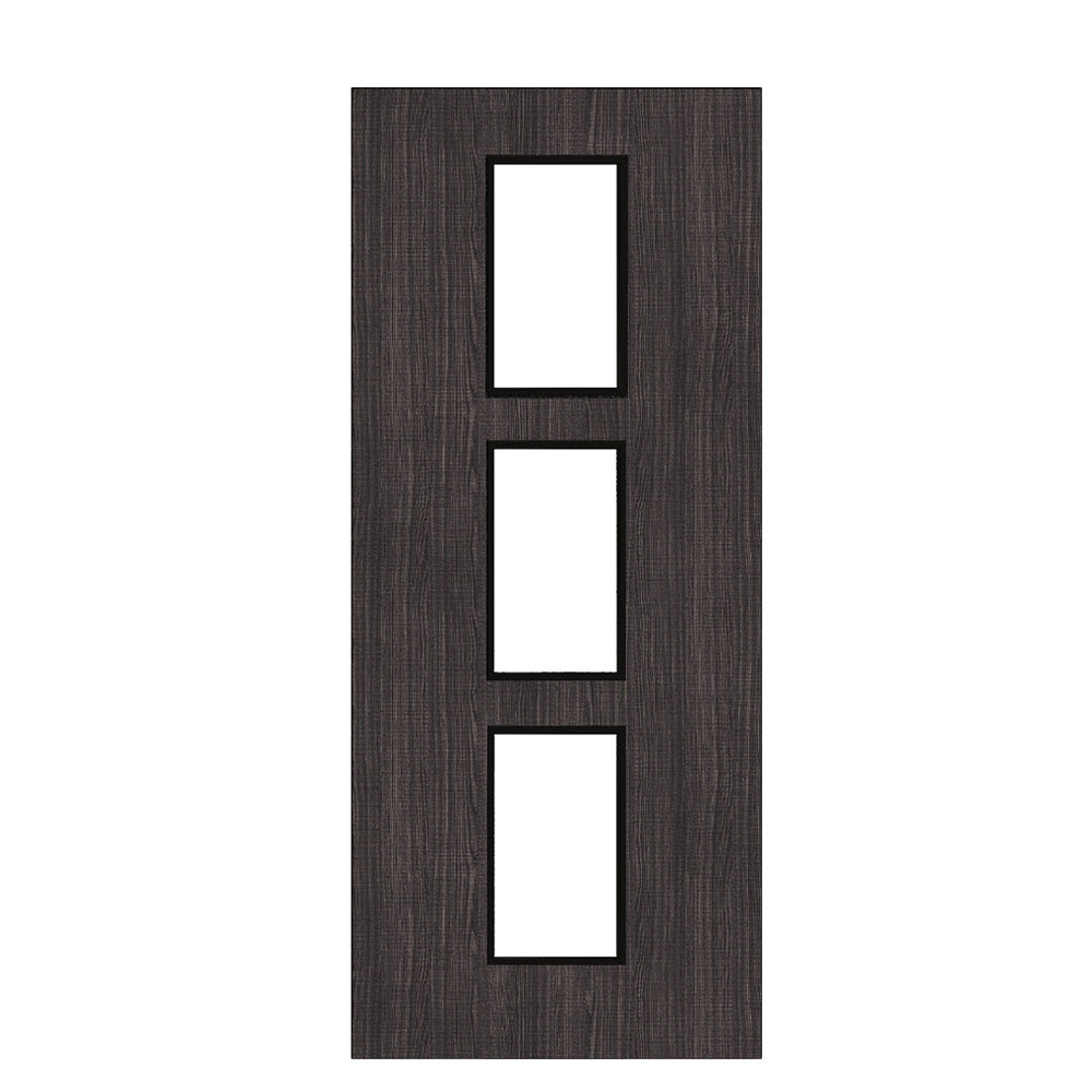 Deanta Flush Dark Grey Ash FD30 Option 11 30M Clear Glaze Certifire CF5740 FSC