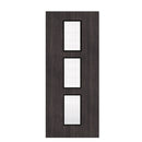 Deanta Flush Dark Grey Ash FD30 Option 11 Wired Glaze Certifire CF5740 FSC