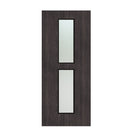 Deanta Flush Dark Grey Ash Option 12 Satin Glaze FSC