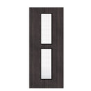 Deanta Flush Dark Grey Ash FD30 Option 12 Wired Glaze Certifire CF5740 FSC