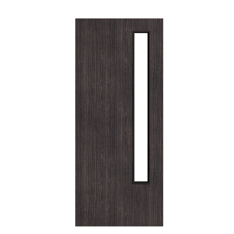 Deanta Flush Dark Grey Ash FD30 Option 13 30M Clear Glaze Certifire CF5740 FSC