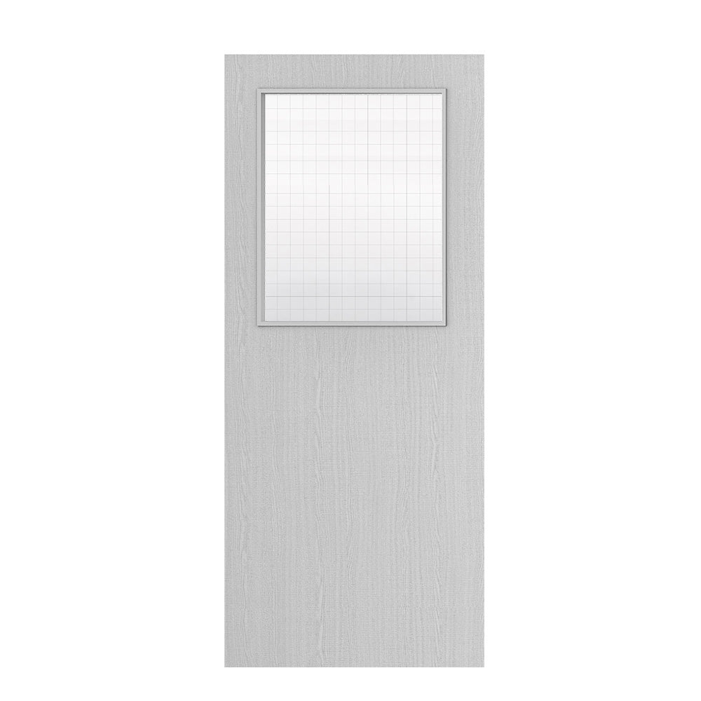 Deanta Flush Light Grey Ash FD30 Option 01 Wired Glaze Certifire CF5740 FSC