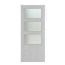 Deanta Flush Light Grey Ash Option 03 Satin Glaze FSC