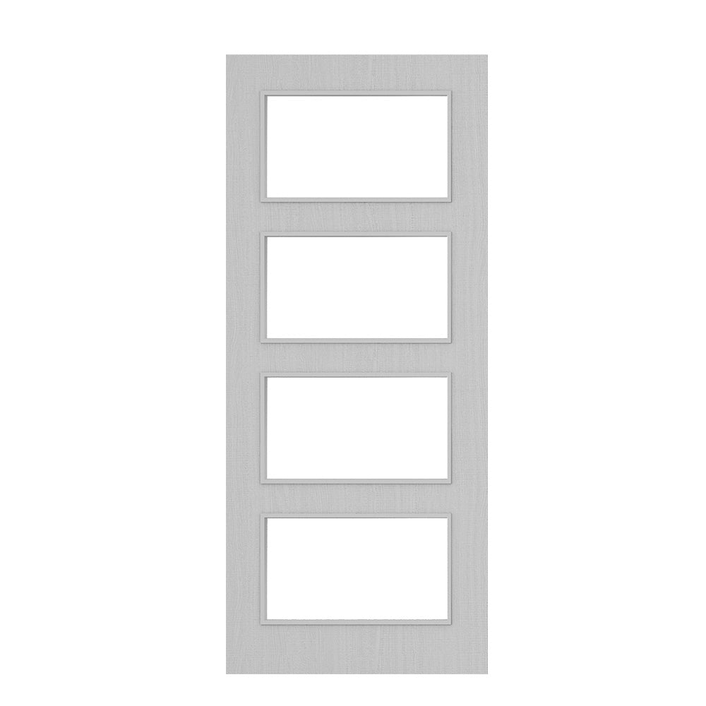 Deanta Flush Light Grey Ash FD30 Option 04 30M Clear Glaze Certifire CF5740 FSC
