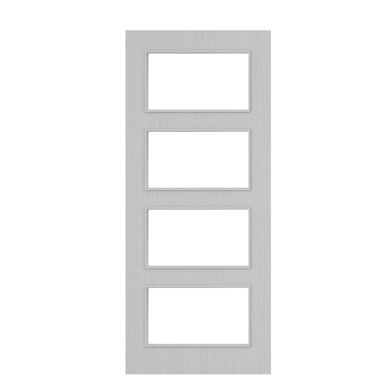 Deanta Flush Light Grey Ash FD30 Option 04 30M Clear Glaze Certifire CF5740 FSC
