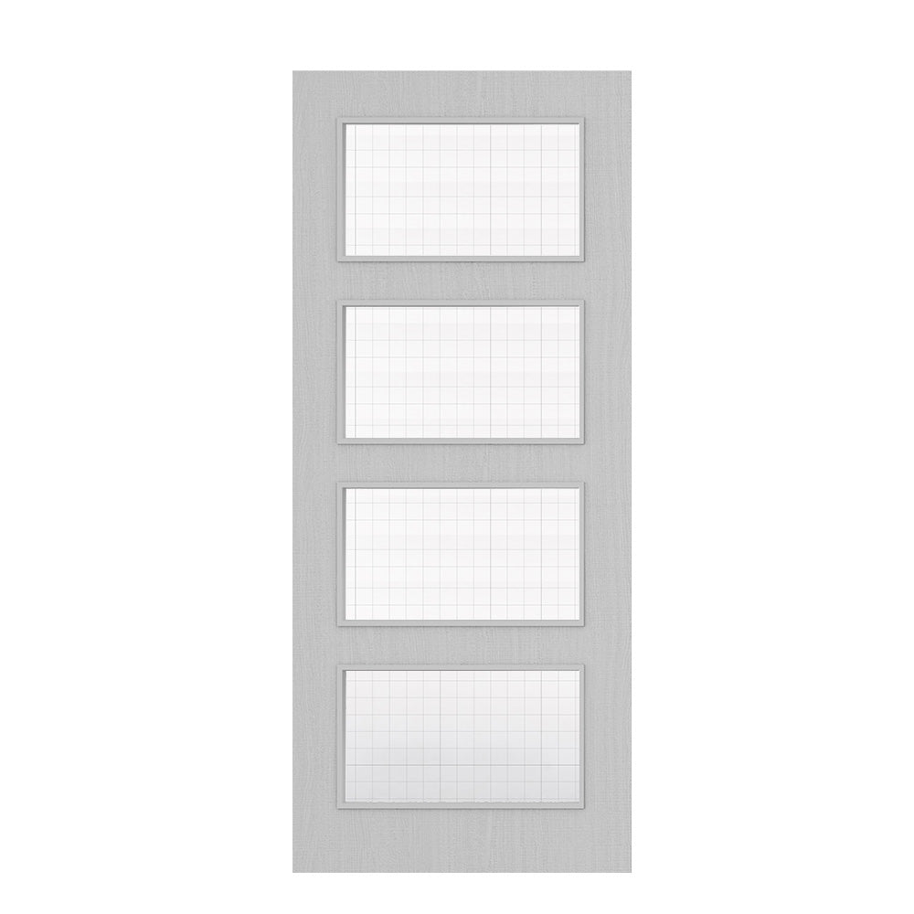 Deanta Flush Light Grey Ash FD30 Option 04 Wired Glaze Certifire CF5740 FSC