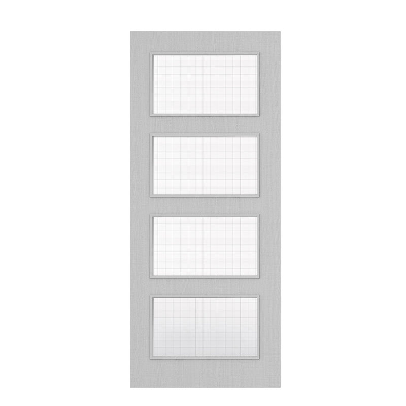 Deanta Flush Light Grey Ash FD30 Option 04 Wired Glaze Certifire CF5740 FSC