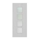 Deanta Flush Light Grey Ash Option 09 Satin Glaze FSC