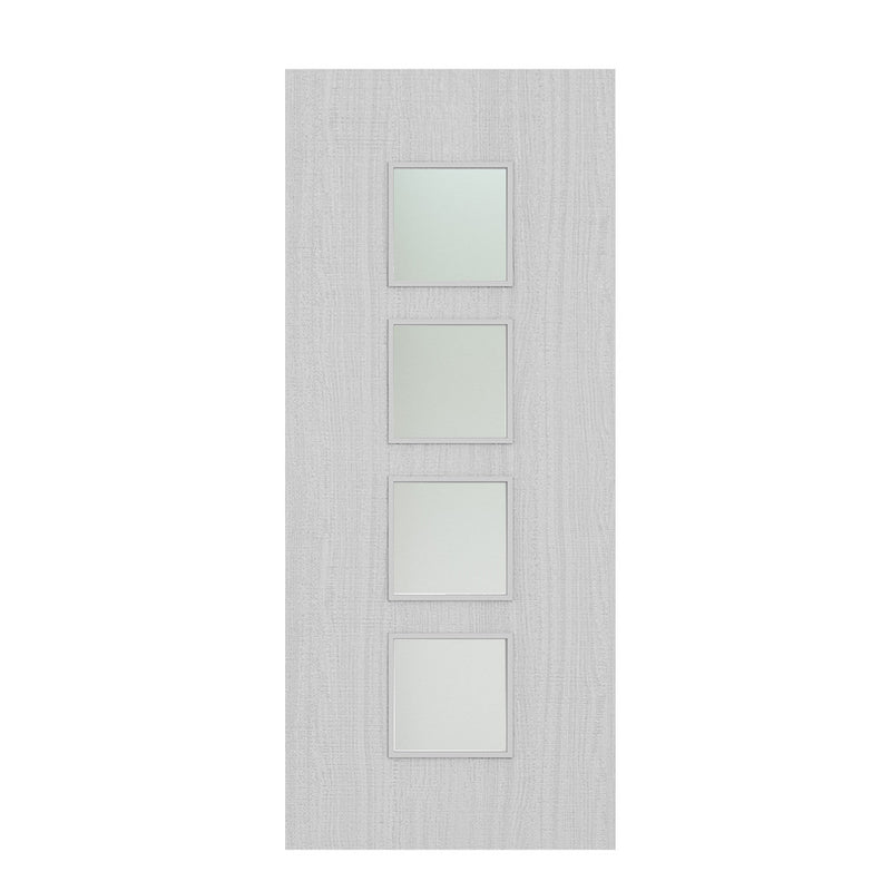Deanta Flush Light Grey Ash FD30 Option 09 30M Satin Glaze Certifire CF5740 FSC