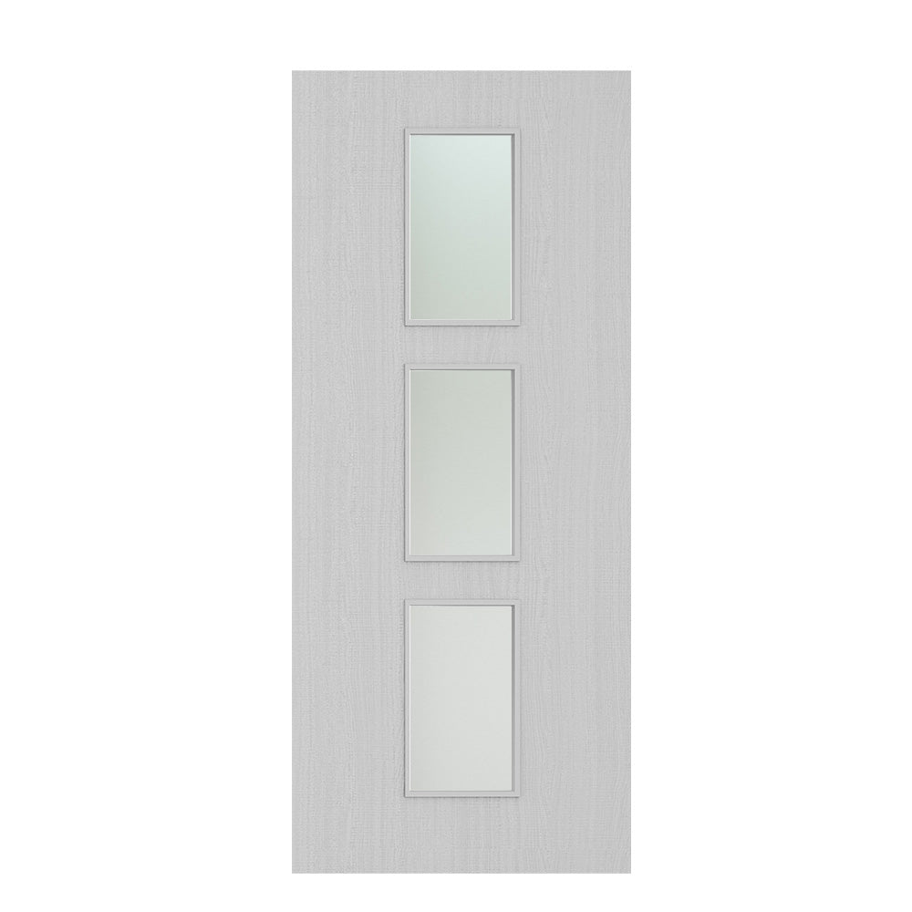 Deanta Flush Light Grey Ash Option 11 Satin Glaze FSC