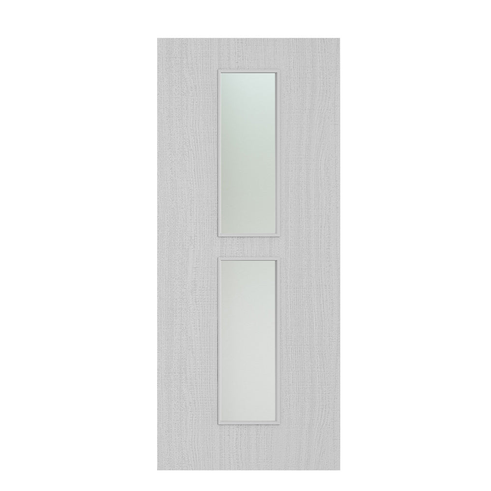 Deanta Flush Light Grey Ash Option 12 Satin Glaze FSC
