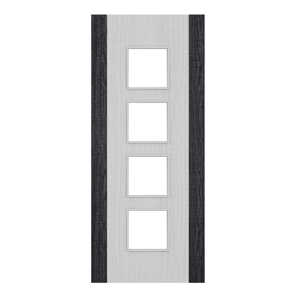 Deanta Flush Light Grey Ash Dark Grey Edges FD30 Option 09 30M Clear Glaze Certifire CF5740 FSC