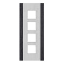 Deanta Flush Light Grey Ash Dark Grey Edges Option 09 Standard Glaze FSC