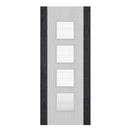 Deanta Flush Light Grey Ash Dark Grey Edges FD30 Option 09 Wired Glaze Certifire CF5740 FSC