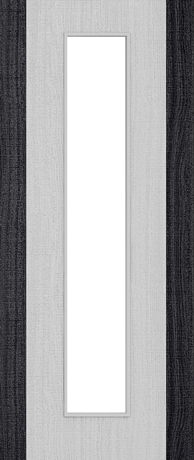 Deanta Flush Light Grey Ash Dark Grey Edges Option 10 Standard Glaze FSC