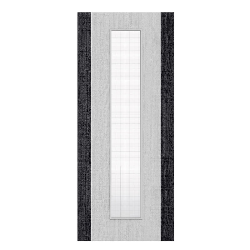 Deanta Flush Light Grey Ash Dark Grey Edges FD30 Option 10 Wired Glaze Certifire CF5740 FSC