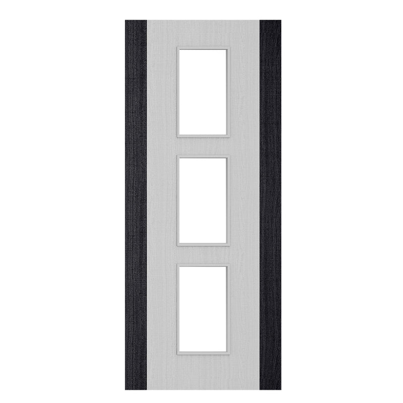 Deanta Flush Light Grey Ash Dark Grey Edges Option 11 Standard Glaze FSC