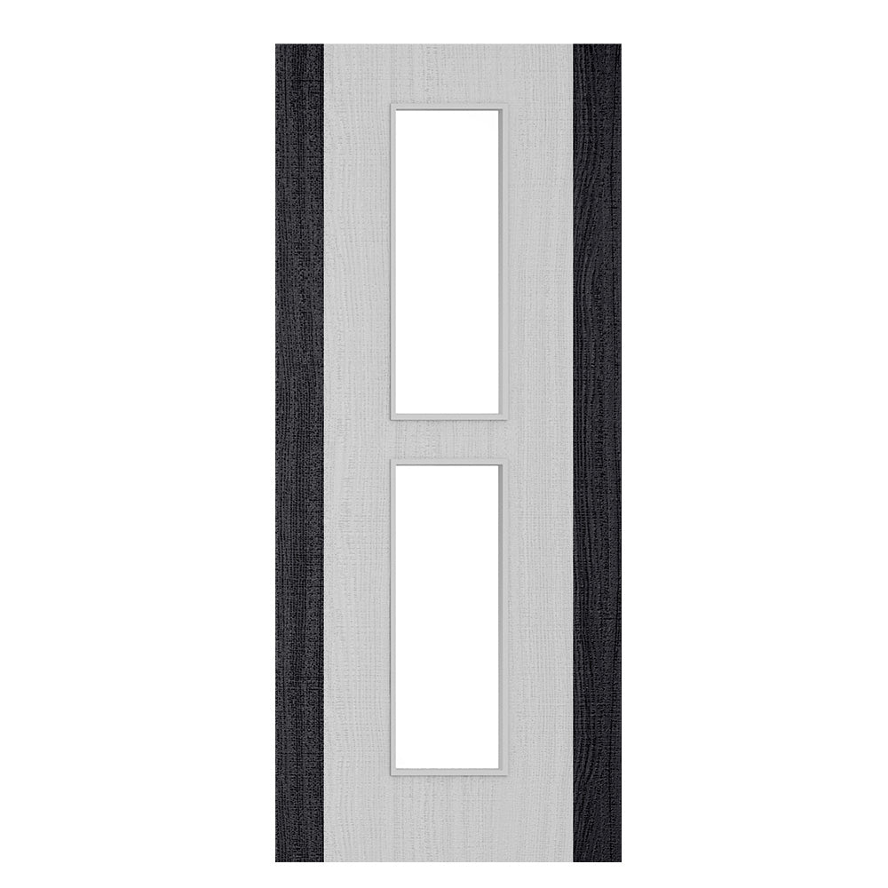 Deanta Flush Light Grey Ash Dark Grey Edges Option 12 Standard Glaze FSC