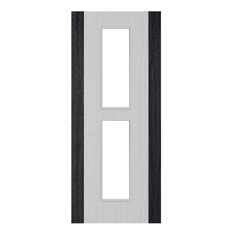 Deanta Flush Light Grey Ash Dark Grey Edges Option 12 Standard Glaze FSC