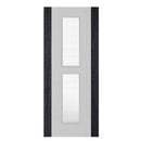 Deanta Flush Light Grey Ash Dark Grey Edges FD30 Option 12 Wired Glaze Certifire CF5740 FSC