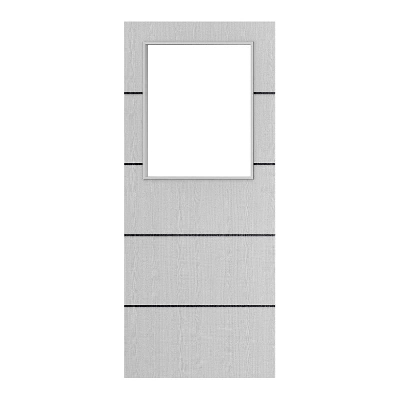 Deanta Flush Light Grey Ash Horizontal Inlay Option 01 Standard Glaze FSC