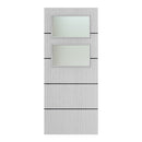 Deanta Flush Light Grey Ash Horizontal Inlay FD30 Option 02 30M Satin Glaze Certifire CF5740 FSC