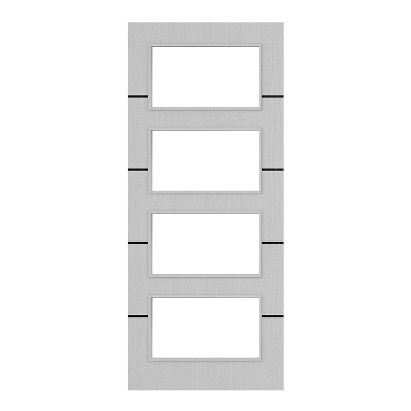 Deanta Flush Light Grey Ash Horizontal Inlay FD30 Option 04 30M Clear Glaze Certifire CF5740 FSC