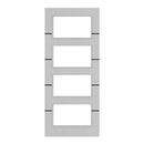 Deanta Flush Light Grey Ash Horizontal Inlay Option 04 Standard Glaze FSC