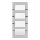 Deanta Flush Light Grey Ash Horizontal Inlay FD30 Option 04 Wired Glaze Certifire CF5740 FSC