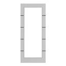 Deanta Flush Light Grey Ash Horizontal Inlay Option 05 Standard Glaze FSC
