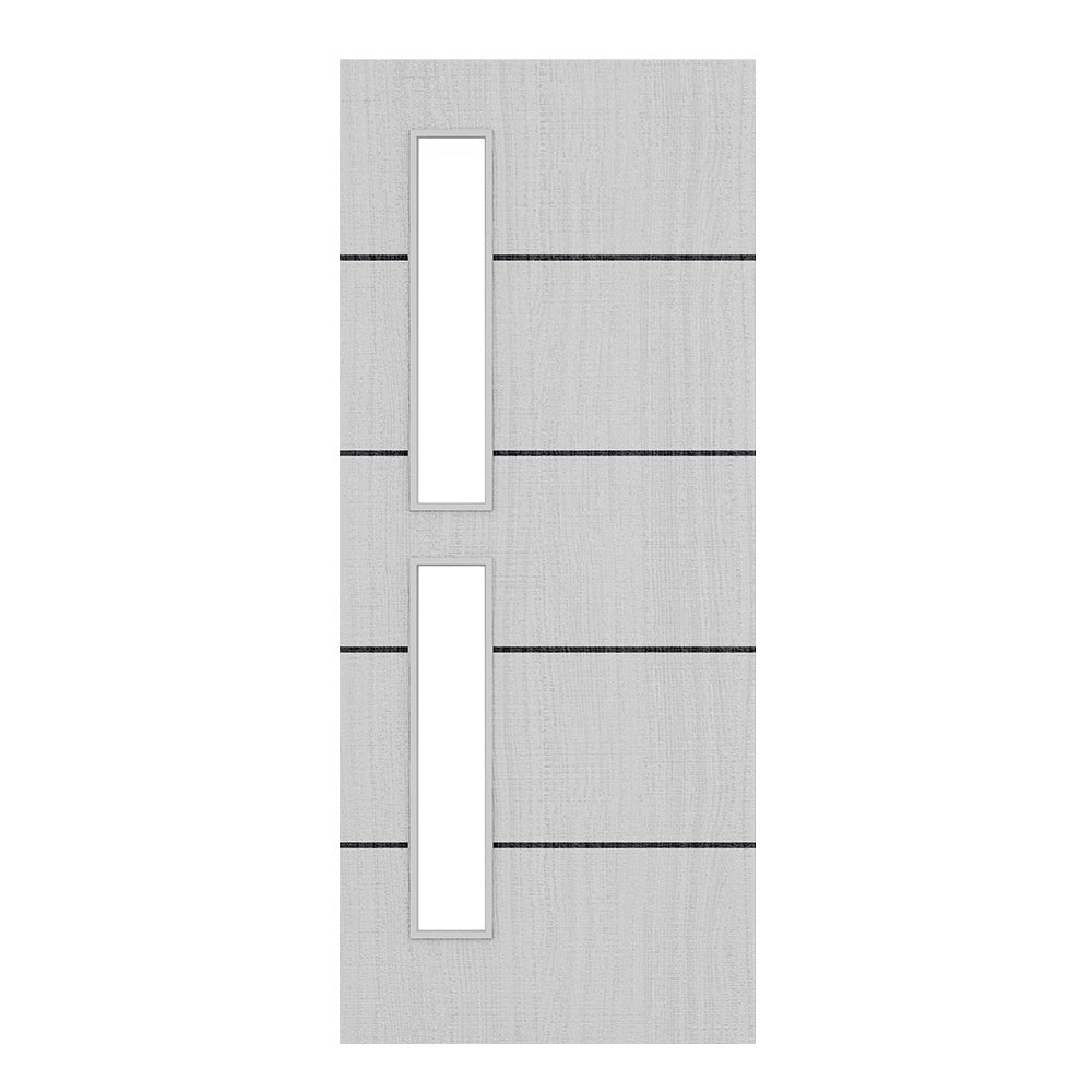 Deanta Flush Light Grey Ash Horizontal Inlay Option 07 Standard Glaze FSC