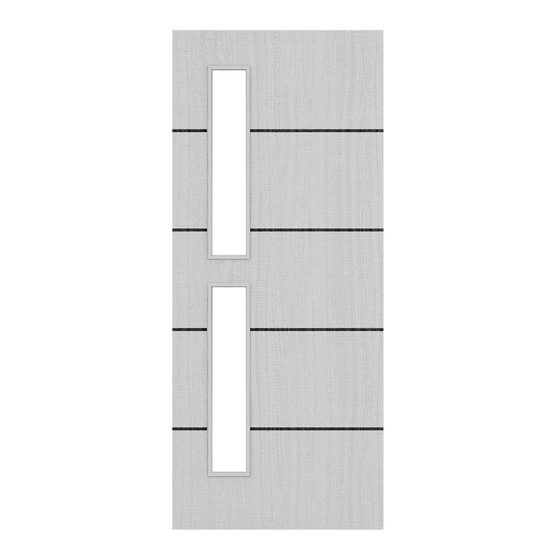 Deanta Flush Light Grey Ash Horizontal Inlay Option 07 Standard Glaze FSC