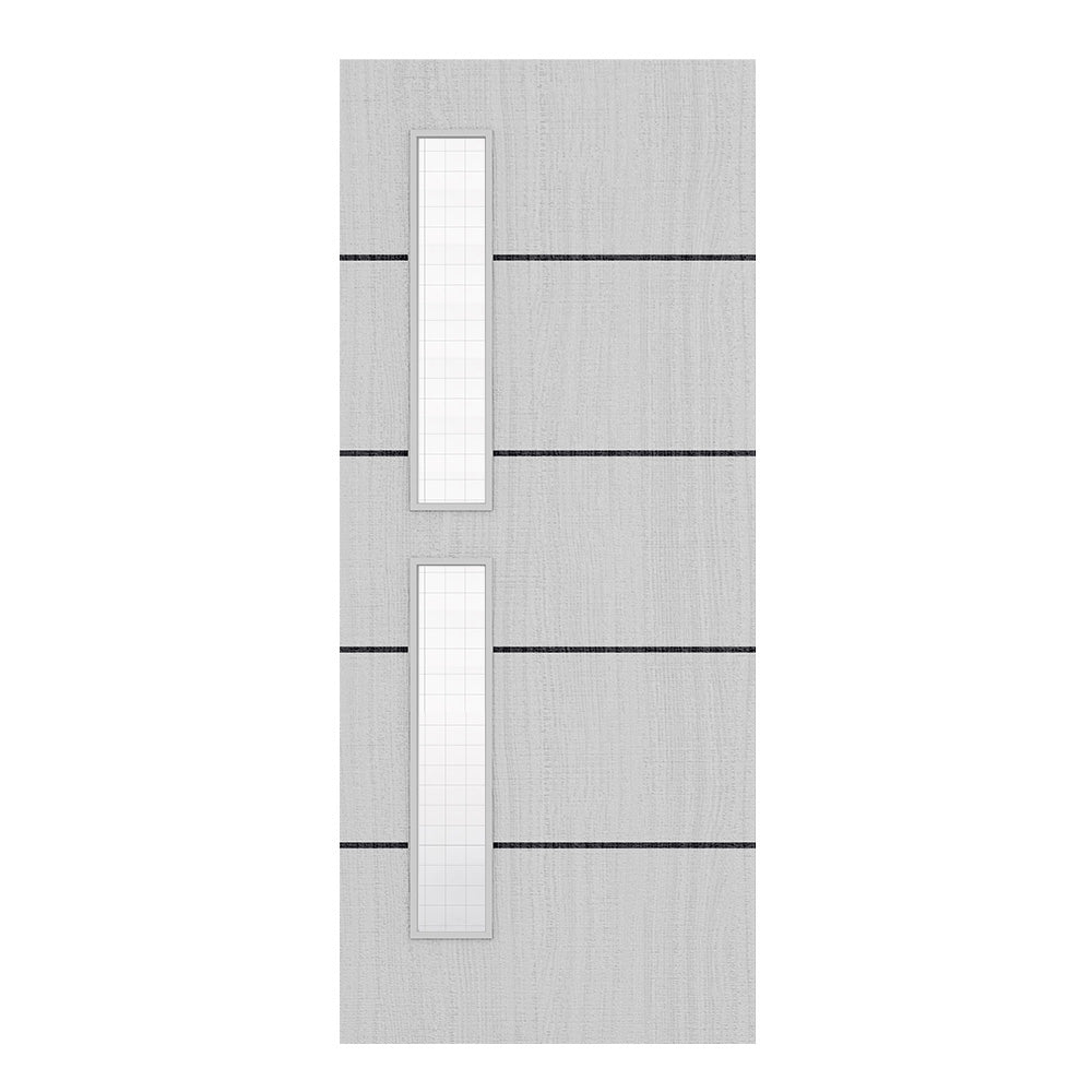 Deanta Flush Light Grey Ash Horizontal Inlay FD30 Option 07 Wired Glaze Certifire CF5740 FSC