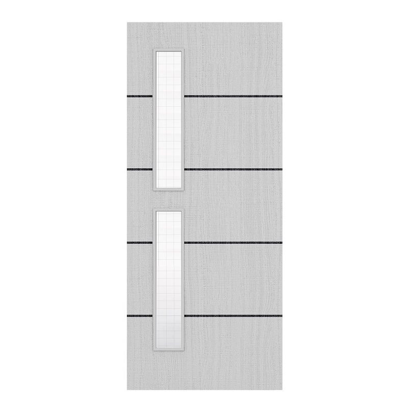 Deanta Flush Light Grey Ash Horizontal Inlay FD30 Option 07 Wired Glaze Certifire CF5740 FSC