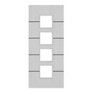 Deanta Flush Light Grey Ash Horizontal Inlay Option 09 Standard Glaze FSC