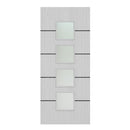 Deanta Flush Light Grey Ash Horizontal Inlay FD30 Option 09 30M Satin Glaze Certifire CF5740 FSC
