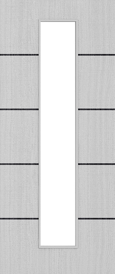 Deanta Flush Light Grey Ash Horizontal Inlay FD60 Option 10 60M Clear Glaze FSC