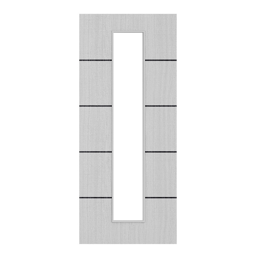 Deanta Flush Light Grey Ash Horizontal Inlay Option 10 Standard Glaze FSC