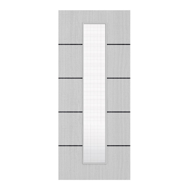 Deanta Flush Light Grey Ash Horizontal Inlay FD30 Option 10 Wired Glaze Certifire CF5740 FSC
