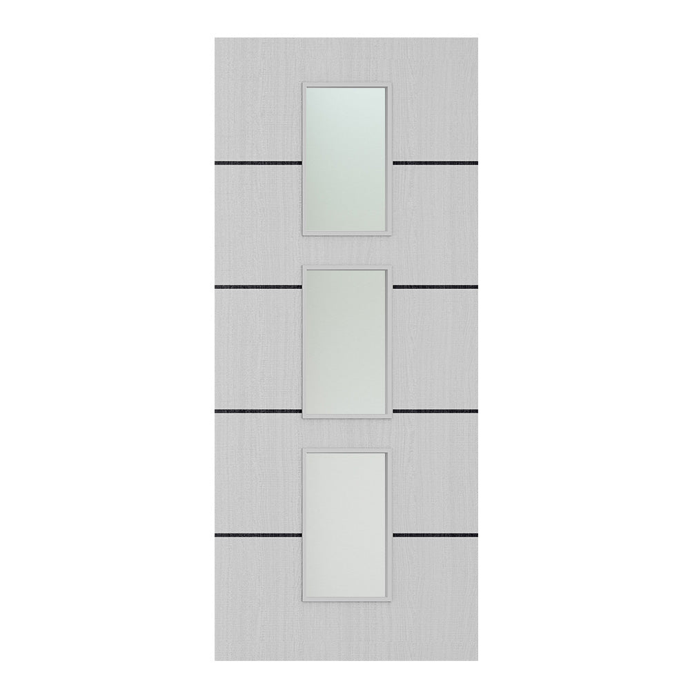 Deanta Flush Light Grey Ash Horizontal Inlay FD30 Option 11 30M Satin Glaze Certifire CF5740 FSC