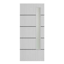 Deanta Flush Light Grey Ash Horizontal Inlay Option 13 Satin Glaze FSC