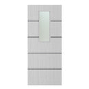 Deanta Flush Light Grey Ash Horizontal Inlay Option 14 Satin Glaze FSC