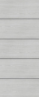 Deanta Flush Light Grey Ash - Horizontal Inlay Pre-Finished FD30 PAS24 Fire Door Set