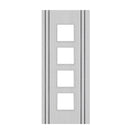 Deanta Flush Light Grey Ash Vertical Inlay Option 09 Standard Glaze FSC