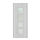 Deanta Flush Light Grey Ash Vertical Inlay Option 09 Satin Glaze FSC