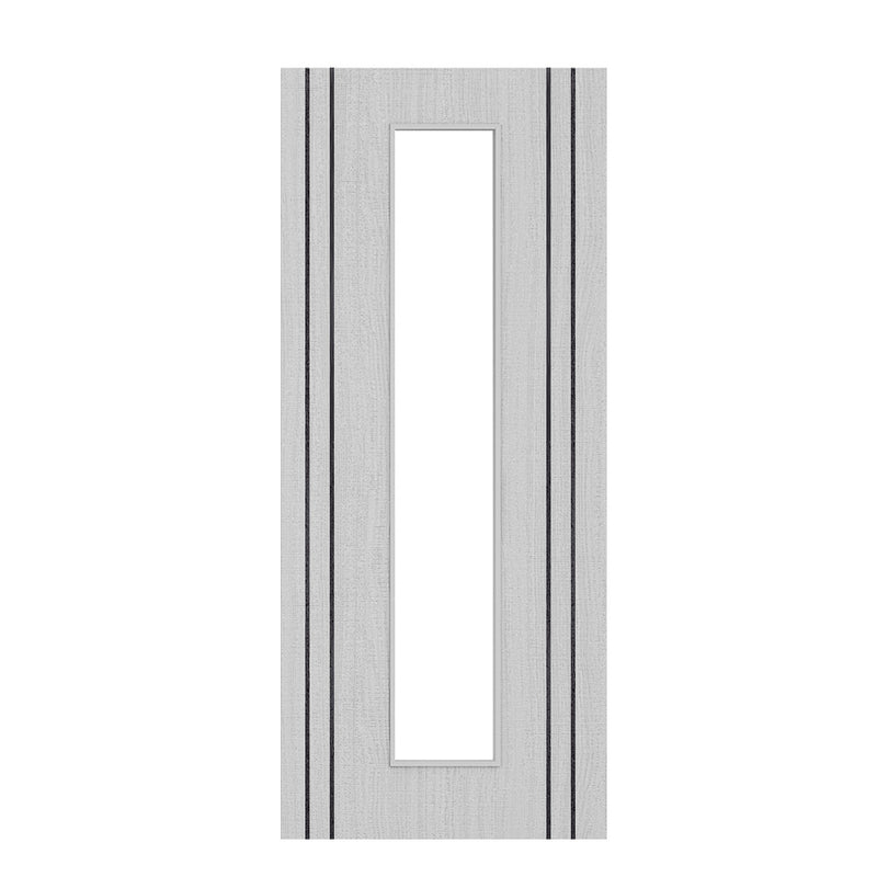 Deanta Flush Light Grey Ash Vertical Inlay FD30 Option 10 30M Clear Glaze Certifire CF5740 FSC