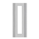 Deanta Flush Light Grey Ash Vertical Inlay Option 10 Standard Glaze FSC